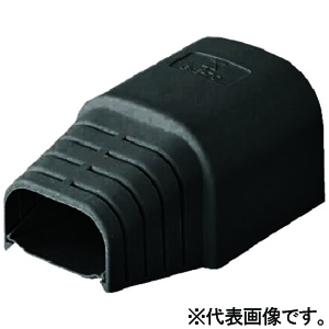 未来工業 ダクトエンド スッキリライン(E)用 100型 黒 GKE-100K