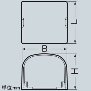 未来工業 ダクトソケット スッキリライン(E)用 100型 黒 ダクトソケット スッキリライン(E)用 100型 黒 GKS-100K 画像2