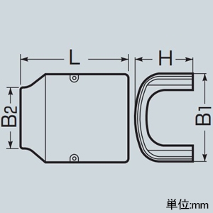 未来工業 分岐ソケット スッキリライン(E)用 100型 アダプター付 ダークグレー 分岐ソケット スッキリライン(E)用 100型 アダプター付 ダークグレー GKY-100DG 画像2