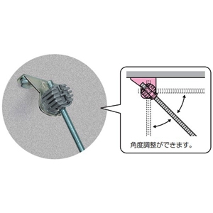 未来工業 吊り機器用耐震振れ止め部材 ≪ガチタフ≫ 天面・壁面固定タイプ 適合ボルトW3/8 吊り機器用耐震振れ止め部材 ≪ガチタフ≫ 天面・壁面固定タイプ 適合ボルトW3/8 FDKTK-3 画像3