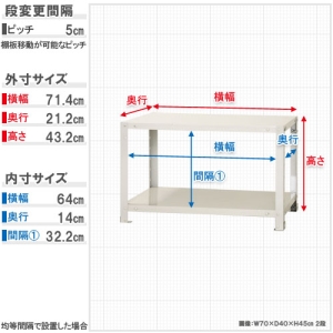 北島 【法人限定/代引き不可】 スマートラック NSTR-143ホワイト 【法人限定/代引き不可】 スマートラック NSTR-143ホワイト 51060014301 画像2