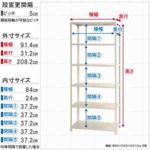 北島 【法人限定/代引き不可】 スマートラック NSTR-764 ?W900×D300×H2100白 【法人限定/代引き不可】 スマートラック NSTR-764 ?W900×D300×H2100白 51060076401 画像2