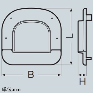 未来工業 化粧カバー スッキリライン(E)用 70型 黒 化粧カバー スッキリライン(E)用 70型 黒 GKCK-70K 画像2