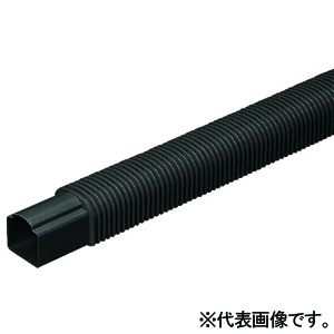 未来工業 フリージョイント スッキリライン(E)用 100型 長さ500mm 黒 GKF-100KS