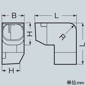 未来工業 【受注生産品】自在エルボ スッキリライン(E)用 80型 ダークグレー 【受注生産品】自在エルボ スッキリライン(E)用 80型 ダークグレー GKZ-80DG 画像2