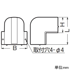 未来工業 ダクト出ズミ スッキリクイック用 70型 カラーねじ付 黒 ダクト出ズミ スッキリクイック用 70型 カラーねじ付 黒 GKAD-70K 画像2