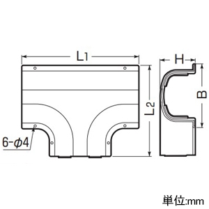 未来工業 ダクトチーズ スッキリクイック用 140型 カラーねじ付 ミルキーホワイト ダクトチーズ スッキリクイック用 140型 カラーねじ付 ミルキーホワイト GKAT-140M 画像2