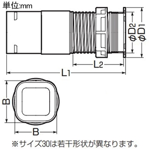 未来工業 ハンドホール用コネクタ UPタイプ 難燃性 カクフレキ100用 取付穴径φ148〜φ160mm 防水リング付 ハンドホール用コネクタ UPタイプ 難燃性 カクフレキ100用 取付穴径φ148〜φ160mm 防水リング付 KFEKH-100U 画像2