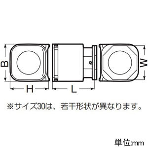 未来工業 コネクタ 難燃性 カクフレキ50用 防水リング付 コネクタ 難燃性 カクフレキ50用 防水リング付 KFEK-50 画像2