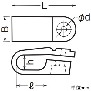 未来工業 VV-F片サドル プラスチック製 木ビス付 2.6×3C・1.6×2C(2本並列)用 VV-F片サドル プラスチック製 木ビス付 2.6×3C・1.6×2C(2本並列)用 KTB-L 画像2