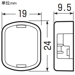 未来工業 光ケーブル片サドル 自在タイプ 木ねじ付 ミルキーホワイト 光ケーブル片サドル 自在タイプ 木ねじ付 ミルキーホワイト KTF-HM 画像2