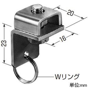 未来工業 エンドカッシャー アルミレール(ミニ)用 エンドカッシャー アルミレール(ミニ)用 KCK-1E 画像2