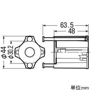 未来工業 カラー・ヘッダーインサート 型枠用 樹脂釘タイプ W3/8ボルト用 ロングタイプ 埋設深さ45mm 黄 カラー・ヘッダーインサート 型枠用 樹脂釘タイプ W3/8ボルト用 ロングタイプ 埋設深さ45mm 黄 NK-3JLY 画像2