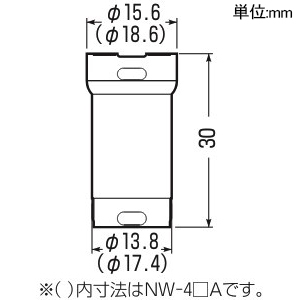 未来工業 【受注生産品】インサート・アダプタ カラー・ヘッダーインサート(断熱材・PC板用)用 W3/8用 黄 【受注生産品】インサート・アダプタ カラー・ヘッダーインサート(断熱材・PC板用)用 W3/8用 黄 NW-3AY 画像2