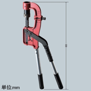 未来工業 天井下地部材穴あけ工具 ≪軽天スタッドパンチ≫ 開口寸法φ31mm 天井下地部材穴あけ工具 ≪軽天スタッドパンチ≫ 開口寸法φ31mm MC-100 画像2