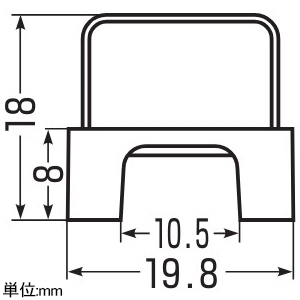 未来工業 ケーブルタッカー用ステップル 適合ケーブルVVF1.6(2.0)×2C(幅10mm以下) グレー 1箱250個入(1連連結個数25個×10) ケーブルタッカー用ステップル 適合ケーブルVVF1.6(2.0)×2C(幅10mm以下) グレー 1箱250個入(1連連結個数25個×10) MCT-S2 画像2