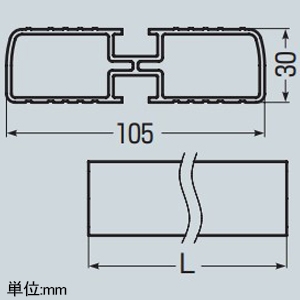 未来工業 低固定ブロック エアコン室外機取付用 長さ350mm 許容静荷重980N(100?f) ミルキーホワイト 低固定ブロック エアコン室外機取付用 長さ350mm 許容静荷重980N(100?f) ミルキーホワイト GKB3-350M 画像2