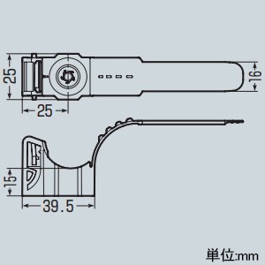 未来工業 自在サドル 電気・ガス式鋲打機用 適合径φ21〜φ31mm 許容静荷重20N(2?f) 自在サドル 電気・ガス式鋲打機用 適合径φ21〜φ31mm 許容静荷重20N(2?f) GGJT-M 画像2