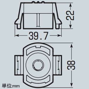 未来工業 吊りボルトアタッチメント 一点どめ台座(鋲打機用)用 適合ボルトW3/8 吊りボルトアタッチメント 一点どめ台座(鋲打機用)用 適合ボルトW3/8 GGDA-3 画像2