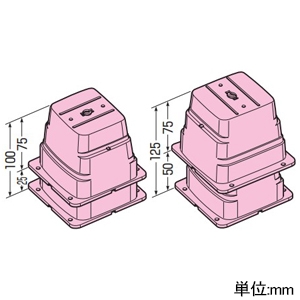 未来工業 軽量基礎ブロック 樹脂製 許容静荷重500N(51?f) ミルキーホワイト 軽量基礎ブロック 樹脂製 許容静荷重500N(51?f) ミルキーホワイト GKBB-75M 画像3