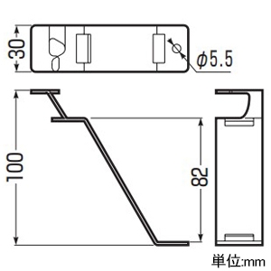 未来工業 サポートバー ミラメッシュ用架台用 適合ボルトW3/8 サポートバー ミラメッシュ用架台用 適合ボルトW3/8 GS-112S 画像2