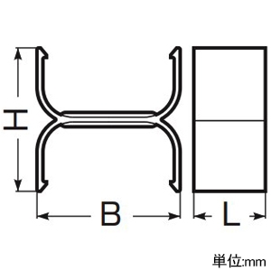 未来工業 連結ホルダー 難燃性 カクフレキ81 連結ホルダー 難燃性 カクフレキ81 KFEH-81A 画像2