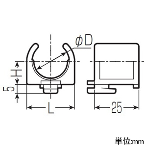 未来工業 サヤ管バーサドル 適合サヤ管18 サヤ管バーサドル 適合サヤ管18 GSHD-18 画像2