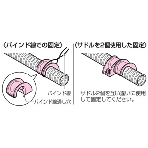 未来工業 片サドル 電気・ガス式鋲打機対応 φ19mm 片サドル 電気・ガス式鋲打機対応 φ19mm GGKT-LS14 画像3