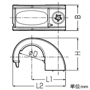 未来工業 片サドル 電気・ガス式鋲打機対応 φ21mm 片サドル 電気・ガス式鋲打機対応 φ21mm GGKT-LS16 画像2