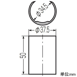 未来工業 表示プレート Lタイプ 量水器 給水用 サヤ管36用 青 表示プレート Lタイプ 量水器 給水用 サヤ管36用 青 GKF-11LB 画像2