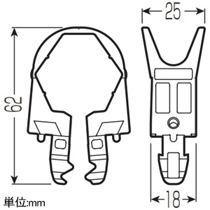 未来工業 アタッチメント 樹脂製 バルブ付アダプター用 カベ白 アタッチメント 樹脂製 バルブ付アダプター用 カベ白 GSHA-VW 画像2