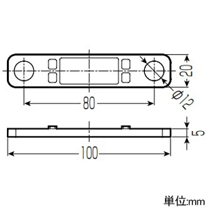 未来工業 台座 架台(樹脂製)2点止め用 調整厚1枚5mm カベ白 台座 架台(樹脂製)2点止め用 調整厚1枚5mm カベ白 GSHKD-SLW 画像2