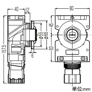 未来工業 水栓ジョイントボックス A-4R NO型 適合サヤ管22 水栓ジョイントボックス A-4R NO型 適合サヤ管22 GS4R-22NO 画像2