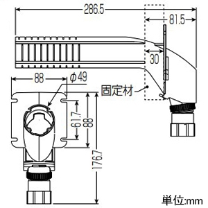 未来工業 壁貫通エルボボックス 適合サヤ管22 適合水栓継手WSK3-10A-15・WSK3-13A-15・GSK3-15 壁貫通エルボボックス 適合サヤ管22 適合水栓継手WSK3-10A-15・WSK3-13A-15・GSK3-15 GSSK3-22 画像2