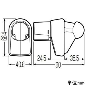 未来工業 養生キャップ 適合壁貫通エルボボックスGSSKH-10A 養生キャップ 適合壁貫通エルボボックスGSSKH-10A GSSK-YC 画像2