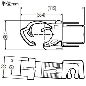 未来工業 吊りボルト用自在クリップF 樹脂管用 ボルトクリップ付 適合径φ13〜φ22mm 吊りボルト用自在クリップF 樹脂管用 ボルトクリップ付 適合径φ13〜φ22mm GTFT-JS 画像2