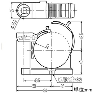 未来工業 レベルマスター 狭所用 適合管外径φ60〜62mm ミルキーホワイト レベルマスター 狭所用 適合管外径φ60〜62mm ミルキーホワイト LM5-50AH 画像2