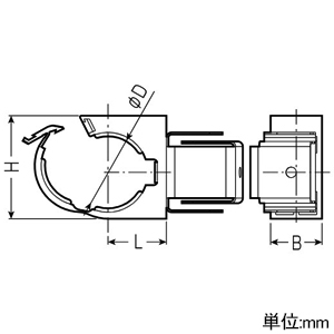 未来工業 吊りボルト用サヤ管クリップ ボルトクリップ付 適合サヤ管18 吊りボルト用サヤ管クリップ ボルトクリップ付 適合サヤ管18 LSFT-18 画像2