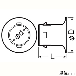 未来工業 ベルマウス 難燃性 ミラレックス用 サイズ100 ベルマウス 難燃性 ミラレックス用 サイズ100 MFB-100 画像2