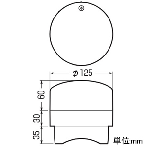 未来工業 地中配管用ジョイントボックス 屋外用 カバー付 ミルキーホワイト 地中配管用ジョイントボックス 屋外用 カバー付 ミルキーホワイト MJ-1M 画像2