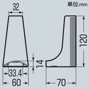 未来工業 モールジョイント ワゴンモールOP5型⇔プラモール1・2・3号 ミルキーホワイト モールジョイント ワゴンモールOP5型⇔プラモール1・2・3号 ミルキーホワイト OPML5-M 画像2