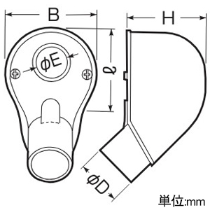 未来工業 エントランスキャップ 1つ穴 適合管VE22 グレー エントランスキャップ 1つ穴 適合管VE22 グレー MEC-22A 画像2