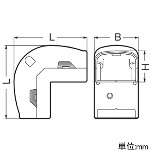 未来工業 ダクト出ズミ モールダクト付属品 屋外・屋内兼用 50型 ミルキーホワイト ダクト出ズミ モールダクト付属品 屋外・屋内兼用 50型 ミルキーホワイト MDD-50M 画像2