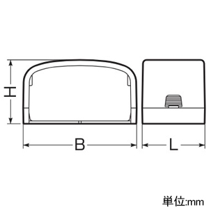 未来工業 連結ソケット モールダクト付属品 屋外・屋内兼用 50型 ミルキーホワイト 連結ソケット モールダクト付属品 屋外・屋内兼用 50型 ミルキーホワイト MDR-50M 画像2