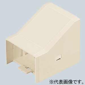 未来工業 コーナージョイント ミラダクト付属品 屋外・屋内兼用 60型 カベ白 MIDCJ-60W