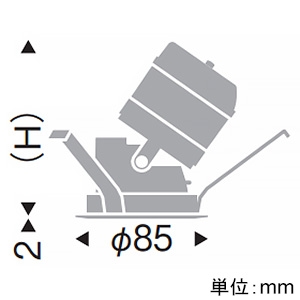 遠藤照明 LEDユニバーサルダウンライト 一般型 900TYPE 12V IRCミニハロゲン球50W器具相当 埋込穴φ75mm 中角配光 12000〜1800K 黒 電源別売 LEDユニバーサルダウンライト 一般型 900TYPE 12V IRCミニハロゲン球50W器具相当 埋込穴φ75mm 中角配光 12000〜1800K 黒 電源別売 SXD1037B 画像2