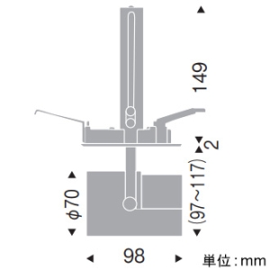 遠藤照明 LEDダウンスポットライト 2000TYPE CDM-R35W器具相当 埋込穴φ100mm 中角配光 6500〜2700K 黒 電源別売 LEDダウンスポットライト 2000TYPE CDM-R35W器具相当 埋込穴φ100mm 中角配光 6500〜2700K 黒 電源別売 ERD9370B 画像2