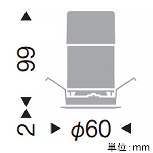 遠藤照明 【受注生産品】LEDグレアレスベースダウンライト 600・400TYPE FHT24W・EFD13W器具相当 埋込穴φ50mm 狭角配光 ナチュラルホワイト(4000K) 鏡面コーン・黒枠 電源別売 【受注生産品】LEDグレアレスベースダウンライト 600・400TYPE FHT24W・EFD13W器具相当 埋込穴φ50mm 狭角配光 ナチュラルホワイト(4000K) 鏡面コーン・黒枠 電源別売 ERD9379BA 画像2