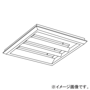 遠藤照明 LEDスクエアベースライト 器具本体のみ 埋込/直付兼用 白ルーバ・下面乳白パネル形 Cチャンネル回避型 600シリーズ LEDスクエアベースライト 器具本体のみ 埋込/直付兼用 白ルーバ・下面乳白パネル形 Cチャンネル回避型 600シリーズ EFK9399W