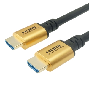 電材堂 HDMIケーブルVer2.1 ウルトラハイスピードHDMIケーブル 1.5m ゴールド Ultra High Speed HDMI Cable 認証品 HDMIケーブルVer2.1 1.5m HD2115GDDNZ